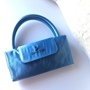 SWAROVSKI limited edition blue silk tote